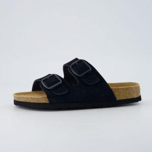 Logo Leather Sandal
